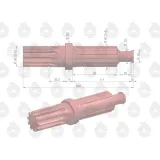 walek-reduktora-c-330-oryginal-ursus-stan-nowy