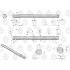 sworzen-zwrotnicy-lewy-c-4011-oryginal-ursus
