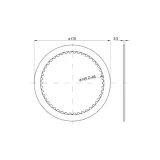 tarcza-wewnetrzna-wom-c-385-ch-stan-nowy