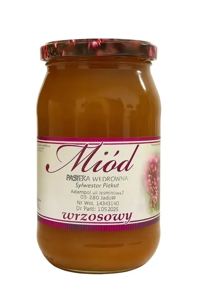 Miód LEŚNY naturalny wrzosowy 1kg
