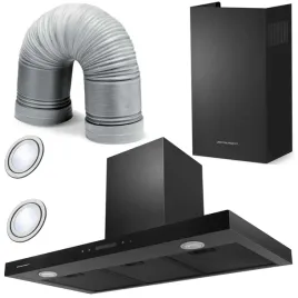 okap-kuchenny-90-cm-kominowy-stal-nierdzewna-czarny