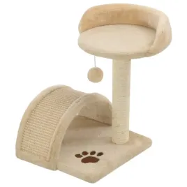 drapak-dla-kota-z-platformami-i-kulka-bezowo-brazowy-30x30x40-cm