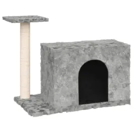 drapak-dla-kota-luksusowy-domek-wielopoziomowy-jasnoszary-66x40x51-cm