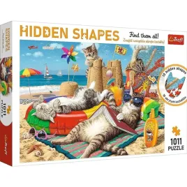 puzzle-1011-hiden-shapes-kocie-wakacje-trefl