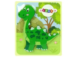drewniane-puzzle-dinozaur-isanosaurus-tyranosaurus-zielony