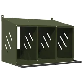 gniazdo-dla-kur-z-3-przegrodami-oliwkowo-zielony-metal