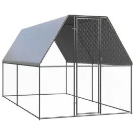 klatka-dla-drobiu-z-galwanizowanej-stali-z-zamkiem-2x4x2m-srebrna
