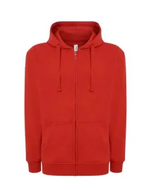 bluza-meska-rozpinana-z-kapturem-czerwona-jhk