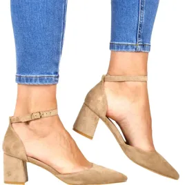 czolenka-z-paskiem-seastar-298p-khaki-bezowe-zamszowe