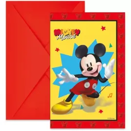 zaproszenia-urodzinowe-myszka-mickey-6-szt