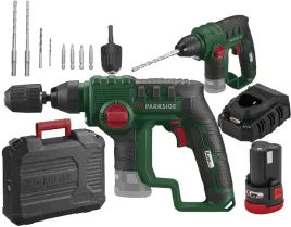 akumulatorowa-mlotowiertarka-parkside-12-v-2-ah-wiertla-i-bity