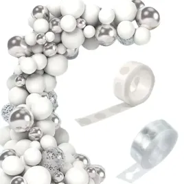 girlanda-balonowa-balony-biale-srebrne-zestaw-112szt-chrzest-komunie-slub