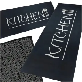 chodnik-do-kuchni-80x200-czarny-dywan-kuchenny-napisy-kitchen-podgumowany