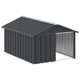 buda-dla-psa-antracytowa-ocynkowana-stal-1165-x-153-x-815-cm