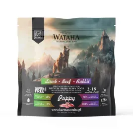 wataha-hypoallergenic-szczeniak-duze-rasy-jagniecina-wolowina-krolik-500g