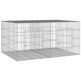 klatka-dla-krolikow-z-galwanizowanego-zelaza-srebrna-110x79x54-cm