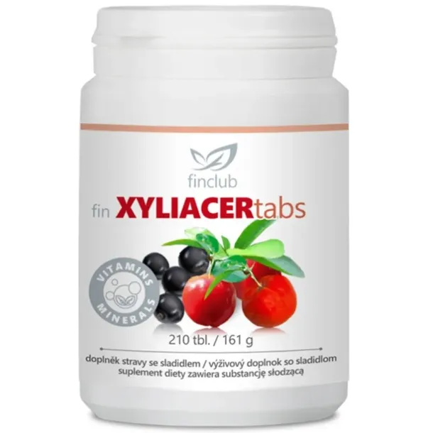 FIN XYLIACERTABS witamina c ksylitol FINCLUB 210 tabletek