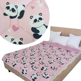 koldra-bawelniana-dziewczeca-140x200-rozowa-panda-dziewczynka-urocza-torba