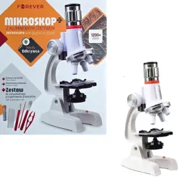 mikroskop-z-aluminiowym-statywem-forever-zestaw-przygotowania-preparatow