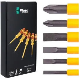 wera-wkretaki-izolowane-srubokrety-1kv-1000v-vde-dla-elektryka-6szt