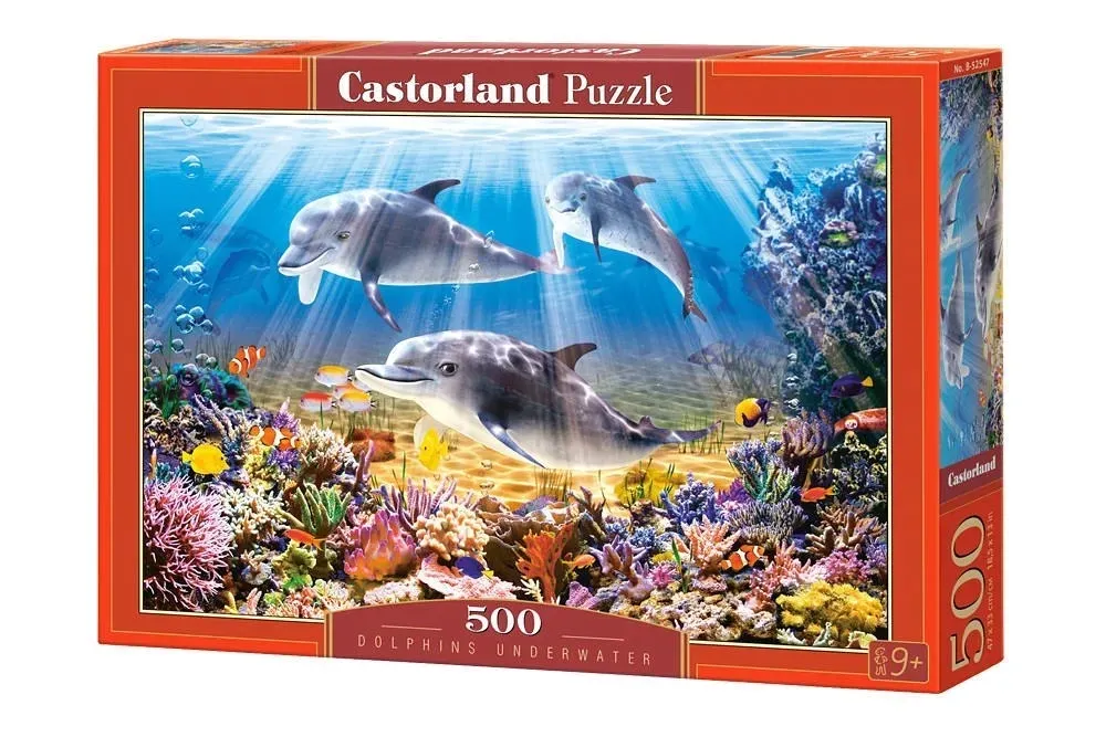 puzzle-500-el-dolphins-underwater