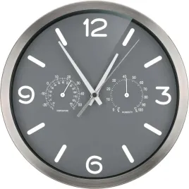 zegar-scienny-bresser-srebrny-25cm