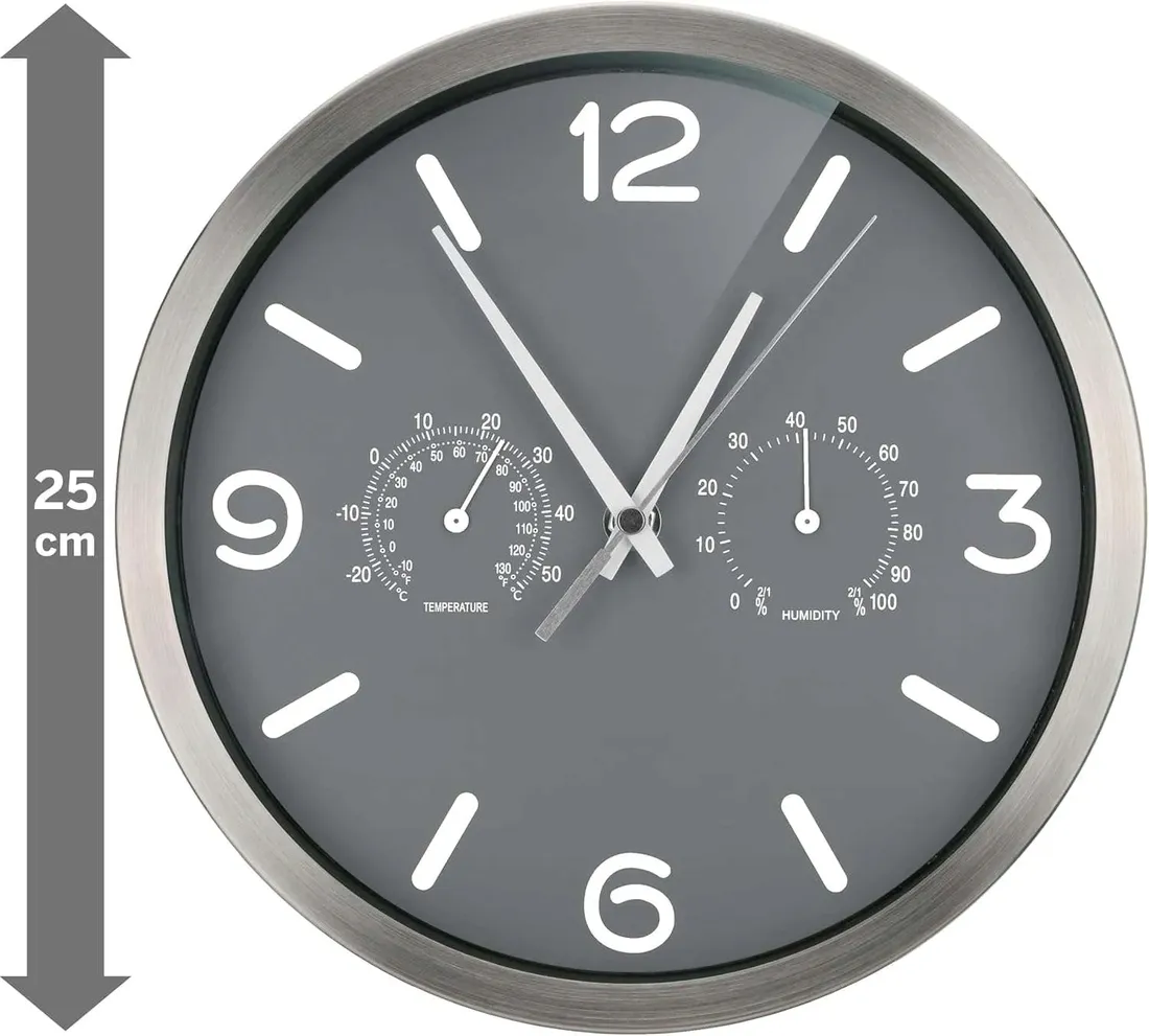 zegar-scienny-bresser-srebrny-25cm