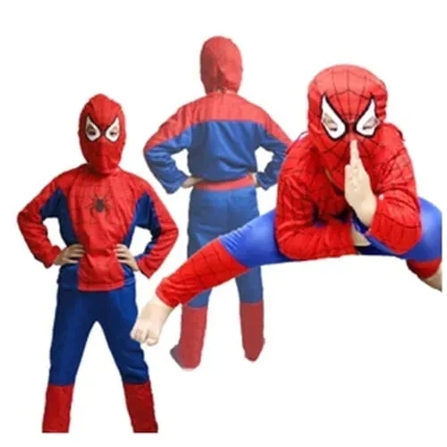 SPIDERMAN STRÓJ PRZEBRANIE KOSTIUM MASKA 98-104 S SPIDER - MAN