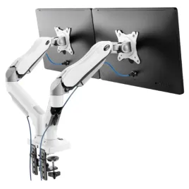 bialy-uchwyt-biurkowy-huanuo-hnds6-na-dwa-monitory-13-32-pelny-obrot-360