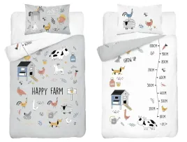 posciel-bambusowa-dziecieca-90x120-szara-z-farma-i-zwierzatkami-baby-bamboo
