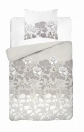 posciel-satynowa-140x200-bezowa-jasna-szara-biala-kwiaty-liscie-home-satin