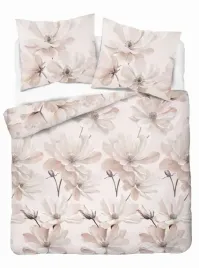 posciel-satynowa-160x200-bezowa-duze-kwiaty-home-elegance