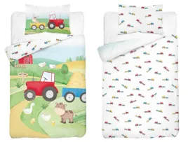 posciel-bambusowa-dziecieca-90x120-z-czerwonym-traktorem-na-farmie-baby-bam