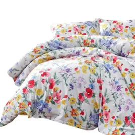 posciel-180x200-biala-wielokolorowa-kwiaty-cottonlove