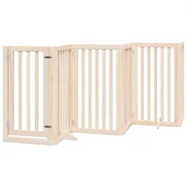 bramka-dla-psa-z-drewna-topolowego-300-cm-kolor-naturalny