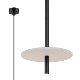 lampa-wiszaca-feltro-1-czarna-bezowa