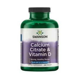 swanson-cytrynian-wapnia-witamina-d3-250-tabletek