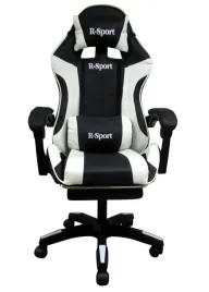 fotel-gamingowy-k4-r-sport-bialo-czarny-z-podnozkiem-masazer