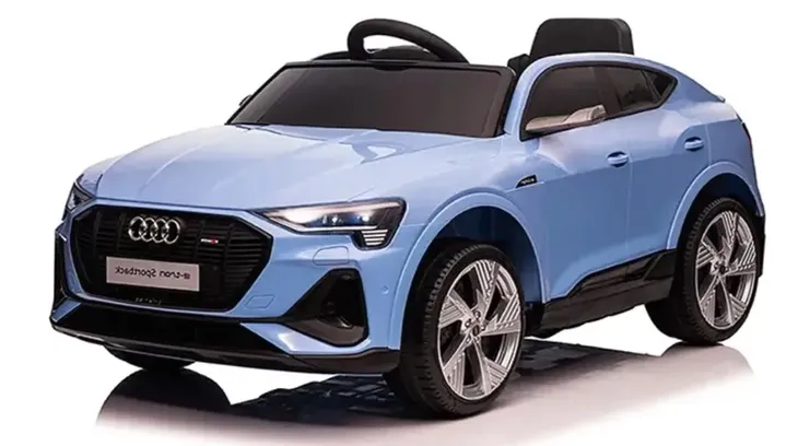 Audi E-Tron Sportback dla dzieci Niebieski + Pilot + Napęd 4x4 + Wolny Star
