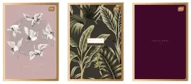 zeszyt-a4-60k-kratka-metallic-satin-gold-5szt