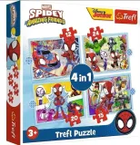 puzzle-4w1-ekipa-spidey-a-trefl