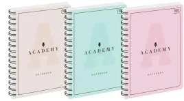 kolozeszyt-a4-100k-kratka-academy-pastel-5szt