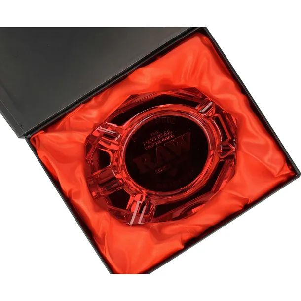 popielniczka-szklana-raw-ruby-red-stan-nowy