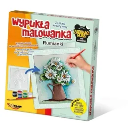 wypukla-malowanka-kwiaty-rumianki