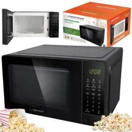 czarna-mikrofala-kuchenka-mikrofalowa-horneado-mala-20l-niezawodna-700w