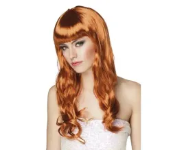 peruka-falowane-rude-wlosy