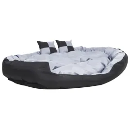 dwustronna-poduszka-dla-psa-szaro-czarna-150-x-120-x-25-cm-z-3-poduszkami