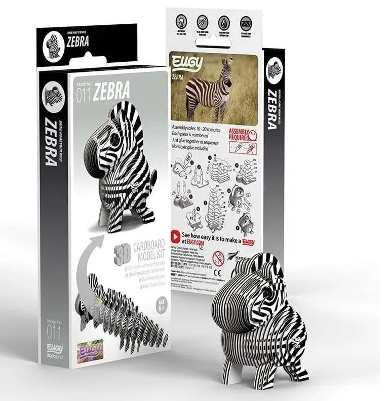 zebra-eugy-eko-ukladanka-3d