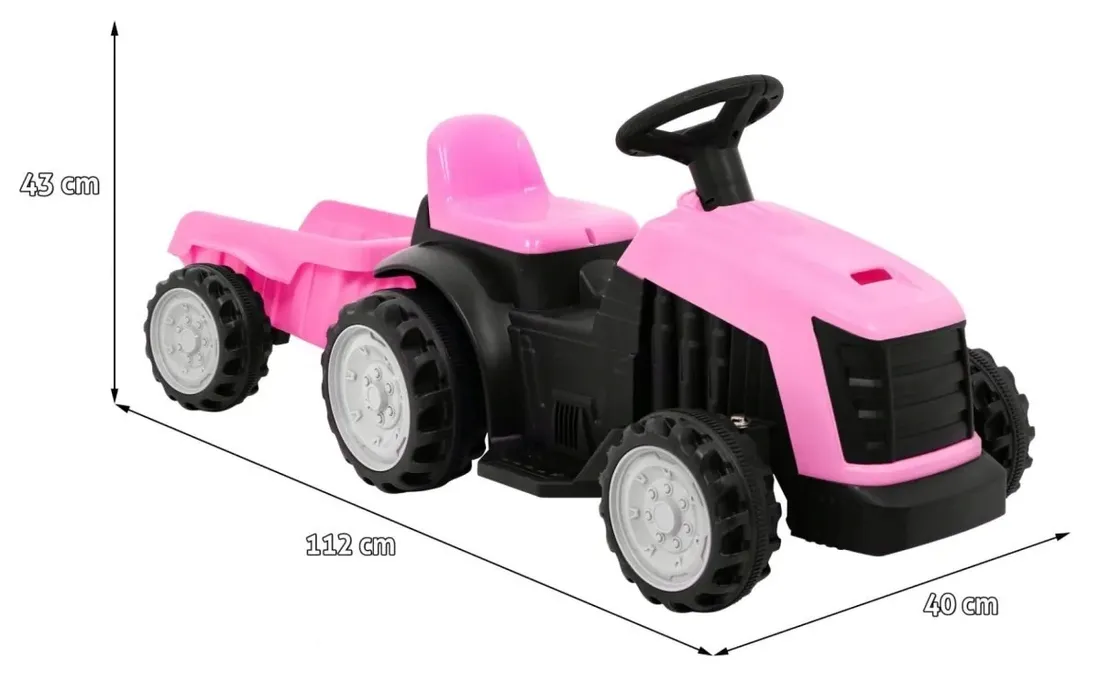 traktor-z-przyczepa-rozowy
