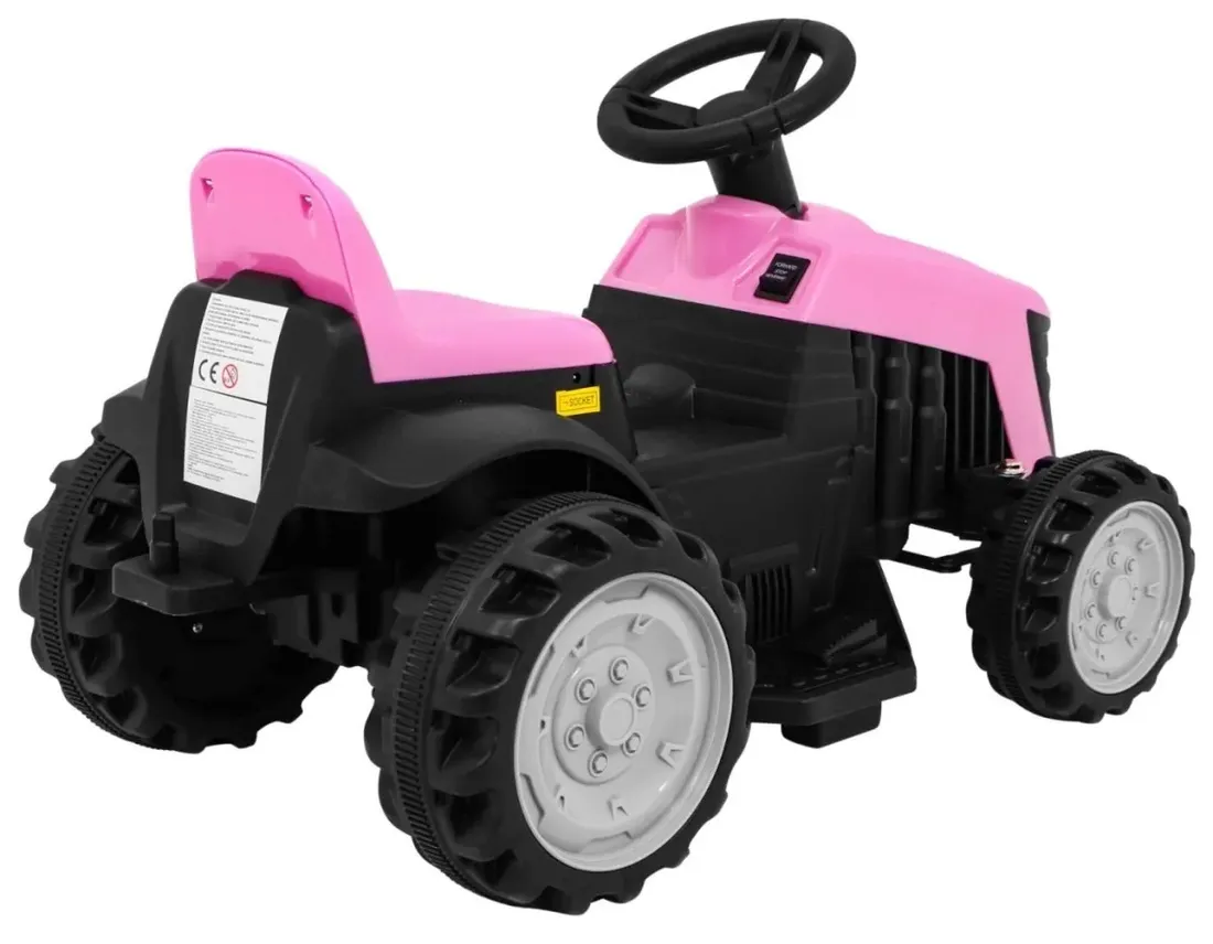 traktor-z-przyczepa-rozowy